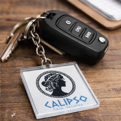 Portachiavi Personalizzato Sagomato - Accessorio con Nome o Dedica