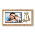 Cornice da Tavolo Famiglia - Portafoto in Legno con Scritta